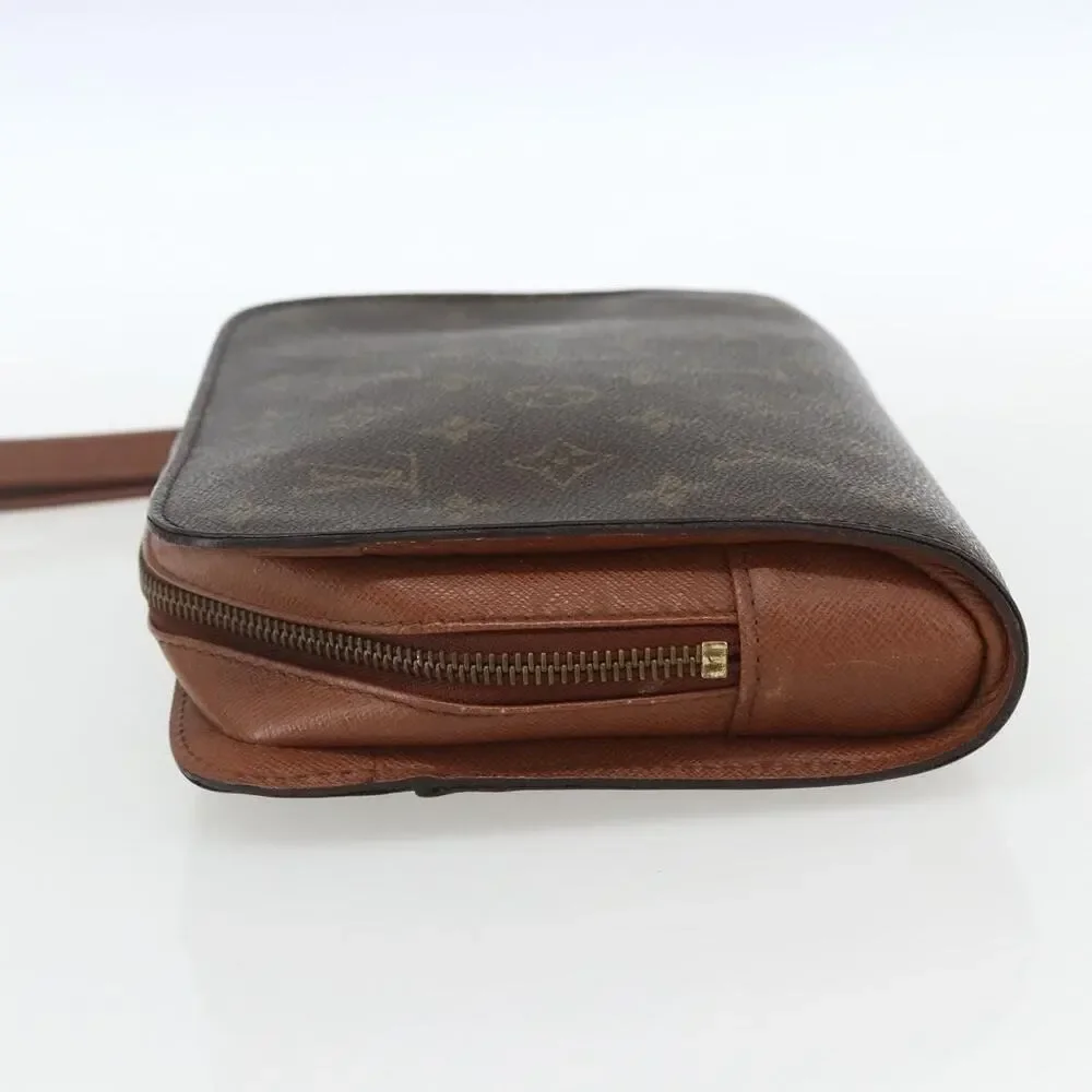 Louis Vuitton Monogram Orsay Clutch Bag Brown